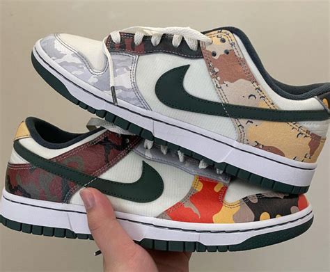 nike dunk camouflage|multi color nike dunks.